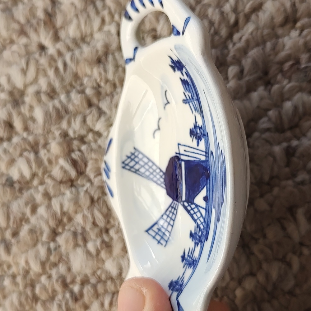 Delft Blue teabag tidy - Picture 3 of 5